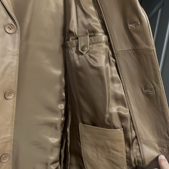 New Brown “Butter Leather” JoS. A. Bank Sport Jacket Size Large. New. - Picture 5 of 6